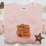 Spooky Amuck Amuck Embroidered Sweatshirt: Halloween Hoodie Gift