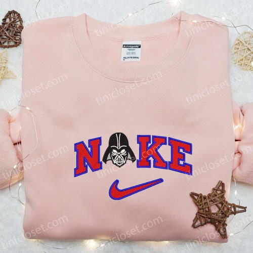 Anakin Skywalker Helmet x Nike Embroidered Shirt – Star Wars & Nike Inspired Tee