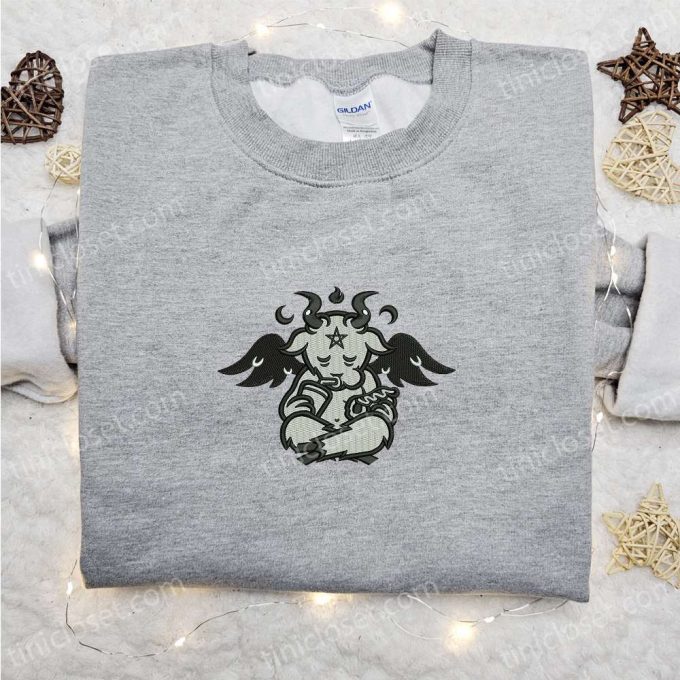 Angel Cow Embroidered Shirt & Halloween Hoodie: Best Gifts for Halloween