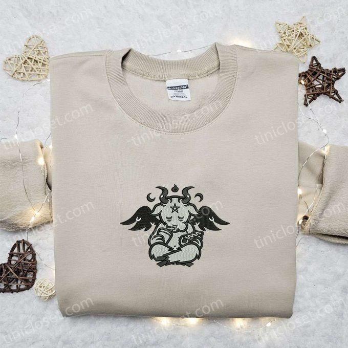 Angel Cow Embroidered Shirt & Halloween Hoodie: Best Gifts for Halloween