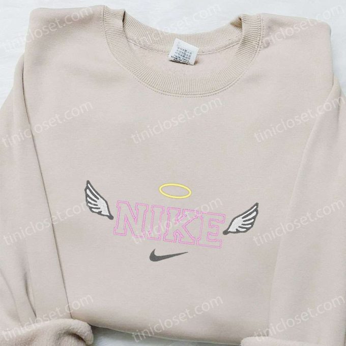 Angel x Nike Embroidered Shirt: Best Nike Inspired Birthday Gift for Family