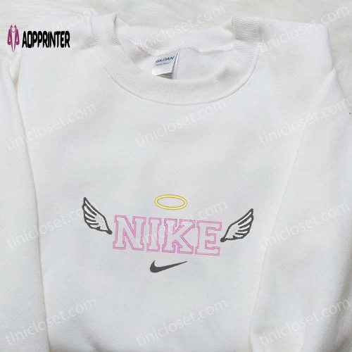 Nike Cartoon Embroidered Hoodie & Lilo and Stitch Shirt – Unique Angel x Nike Inspired Apparel