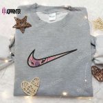 Angel x Nike Swoosh Embroidered Sweatshirt Lilo and Stitch Disney Shirt – Nike Inspired & Unique