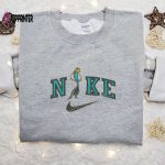 Angie x Nike Cartoon Embroidered Hoodie Disney Characters Sweatshirt Custom Design