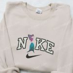 Angie x Nike Cartoon Hoodie & Shark Tale Embroidered Shirt: Unique Nike Inspired Apparel