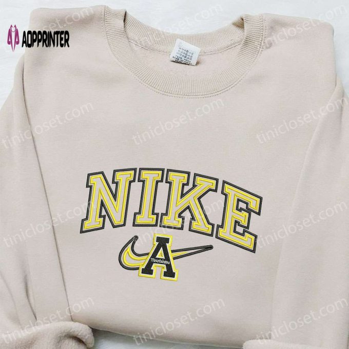 Appalachian x Nike Embroidered Hoodie & Shirt: Best Family Gift Nike Inspired Trendy Designs