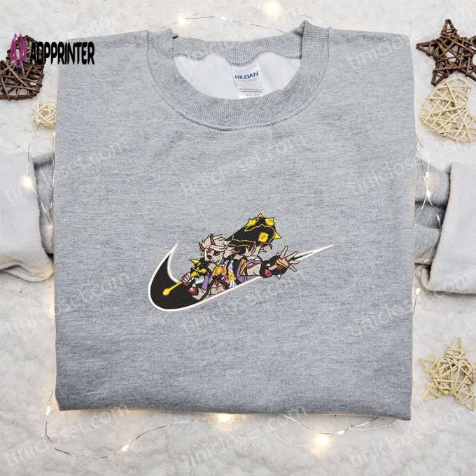 Arrataki Itto x Nike Game Embroidered Sweatshirt Genshin Impact Shirt Nike Inspired Tee