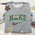 Personalized Arthur Christmas & Nike Embroidered Shirt – Perfect Family Christmas Gift