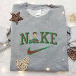 Personalized Arthur Christmas & Nike Embroidered Shirt – Perfect Family Christmas Gift