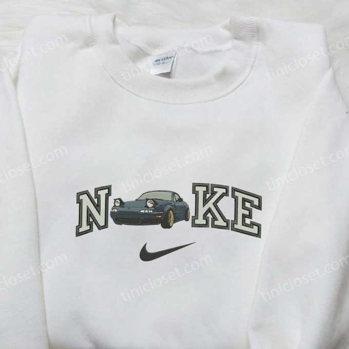 Aston Martin x Nike Embroidered Shirt: Vintage Car Inspired Transportation Fashion