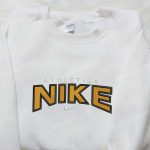 Stylish Athletics x Nike Embroidered Shirt: Unique Nike Inspired Design