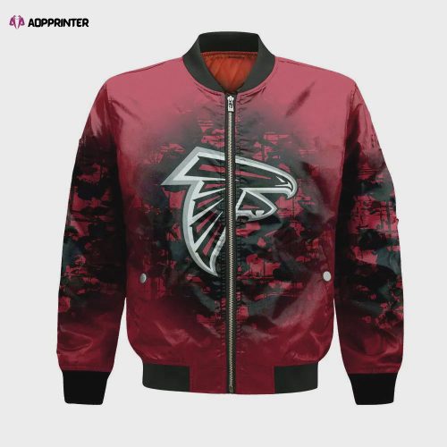 Arizona Cardinals Ultra-ball Pattern Bomber Jacket – Red Grey