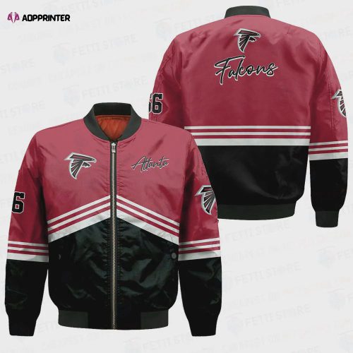 Arizona Cardinals Logo Curve Pattern Bomber Jacket – White Red