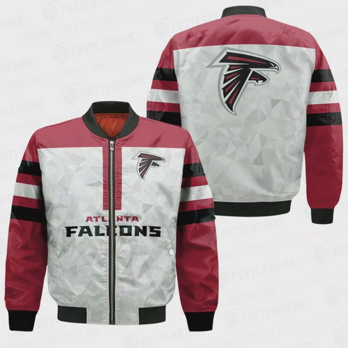 Atlanta Falcons NFL 2023 Starter Thursday Night Gridiron Raglan Unisex Bomber Jacket V6