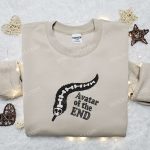 End Avatar Embroidered Shirt & Halloween Sweatshirt: Best Family Gifts