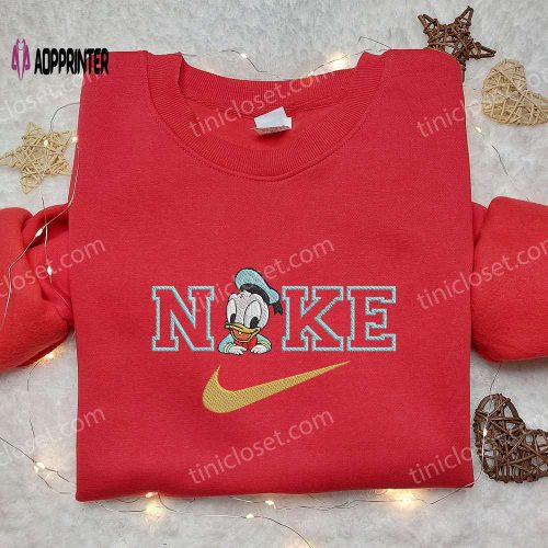 Disney x Nike Baby Donald Duck Embroidered Hoodie & Shirt: Cute and Stylish Nike-Inspired Baby Apparel