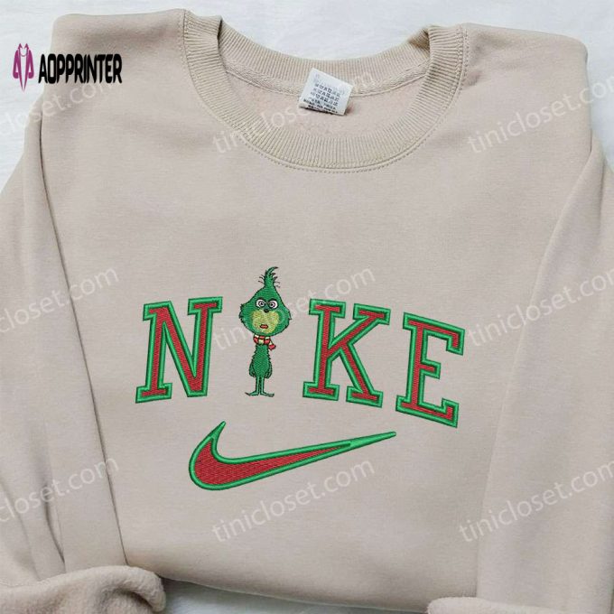 Baby Grinch x Nike Embroidered Hoodie & Shirt: Best Christmas Gift Ideas