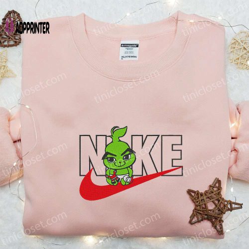 Baby Yoda x Nike Star Wars Movie Embroidered Shirt – Unique Nike Inspired Design