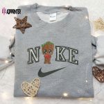 Baby Groot Love x Nike Embroidered Shirt – Marvel Movie Inspired Nike Shirt