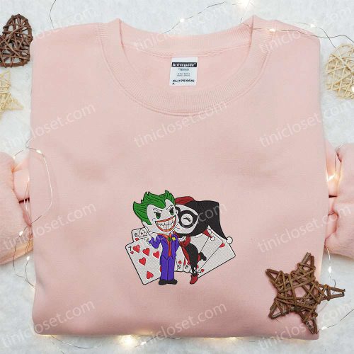 Spooky Baby Joker & Harley Quinn Sweatshirt Nightmare Before Christmas Hoodie Best Halloween Gift Ideas