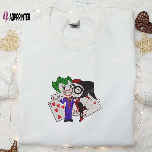 Spooky Baby Joker & Harley Quinn Sweatshirt Nightmare Before Christmas Hoodie Best Halloween Gift Ideas