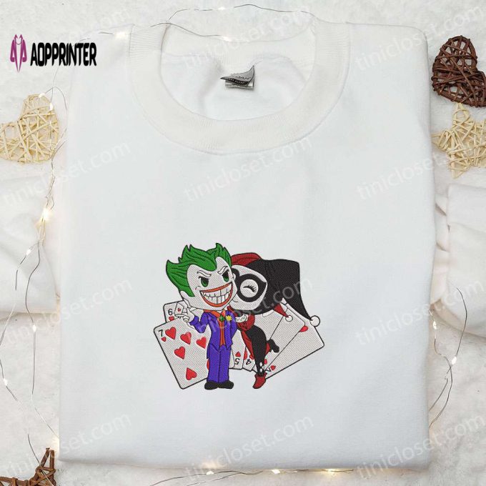 Spooky Baby Joker & Harley Quinn Sweatshirt Nightmare Before Christmas Hoodie Best Halloween Gift Ideas