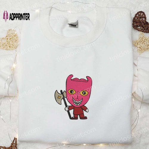 Adorable Baby Yoda Embroidered Sweatshirt: Perfect Halloween Gift Idea