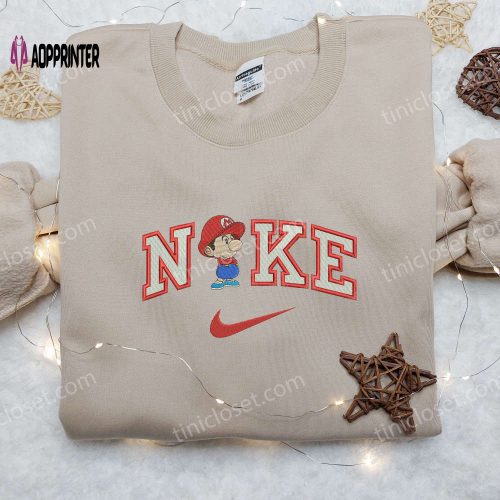 Baby Groot x Nike Embroidered Shirt: Marvel Movie Inspired Nike Shirt