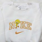 Baby Tweety x Nike Embroidered Shirt – Disney Looney Tunes & Merrie Melodies Cartoon Nike Shirt