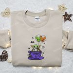 Disney Baby Yoda Jack Skellington Halloween Sweatshirt – Embroidered Balloon Hoodie & Shirt