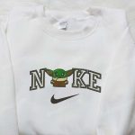 Baby Yoda Winter x Nike Embroidered Shirt – Unique Star Wars Inspired Nike Shirt