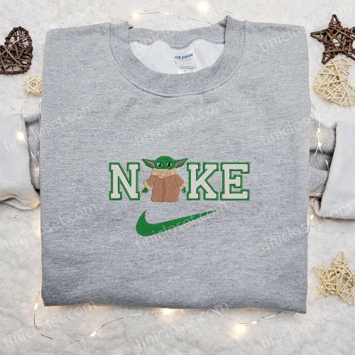 Baby Yoda x Nike Embroidered Shirt: Star Wars Movie Inspired