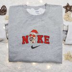 Bad Bunny Celebrity x Nike Christmas Embroidered Sweatshirt – Cartoon Shirt Best Gift Ideas