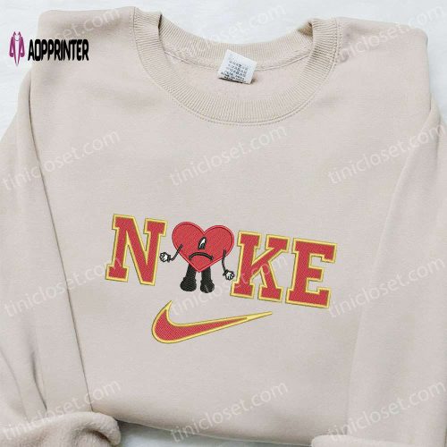 Baby Mickey x Nike Cartoon Embroidered Tshirt – Disney & Nike Inspired Shirt