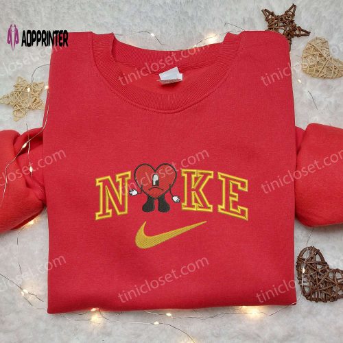 Personalized Arthur Christmas & Nike Embroidered Shirt – Perfect Family Christmas Gift