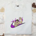 Baki x Nike Anime Embroidered Shirt: Grappler Design Customized Nike Tee