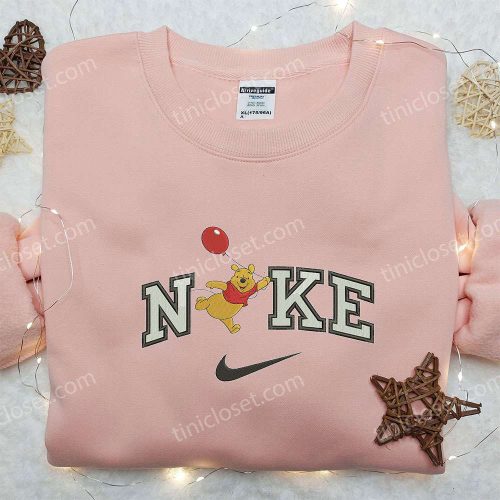 Nike x Winnie The Pooh Balloon Embroidered Sweatshirt: Trendy Nike Inspired Shirt