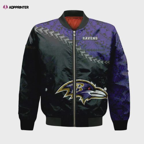 Baltimore Ravens – National Football League AOP Bomber Jacket V3