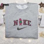 Barney x Nike Cartoon Embroidered Shirt – Fun & Stylish Collaboration