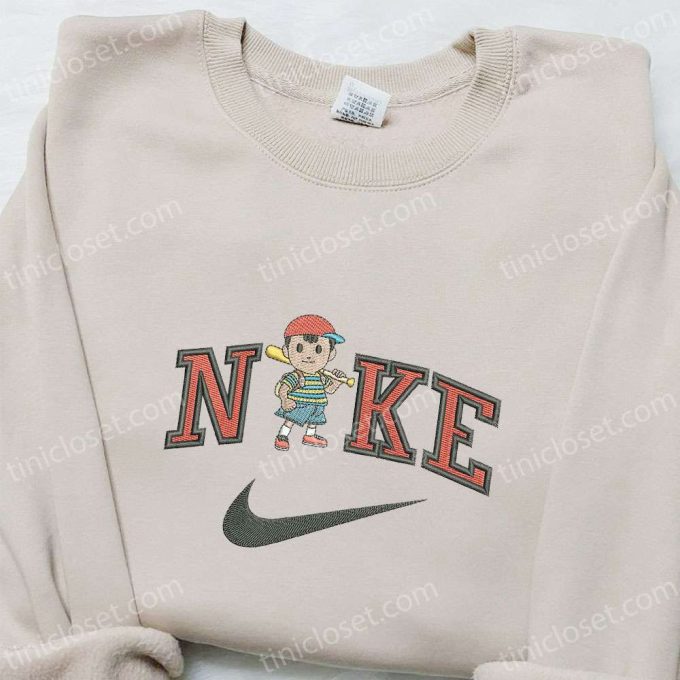 Baseball Boy Ness x Nike Game Embroidered Shirt: Best Family Gift Nike Inspired Design