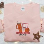 Sports Embroidered Shirt: Perfect Basketball Mom Gift for Mother s Day