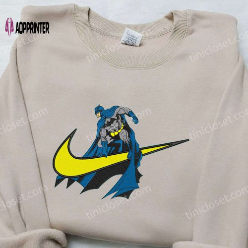 Limited Baki Hanma Pose Embroidered Shirt Nike Swoosh Sweatshirt Anime Hoodie