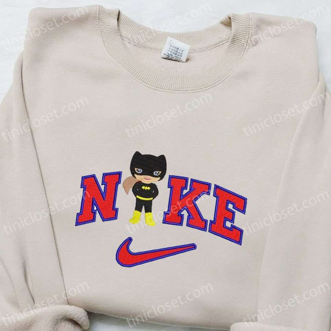 Batman Women x Nike Movie Embroidered Sweatshirt: DC Universe Shirt Perfect Family Gift