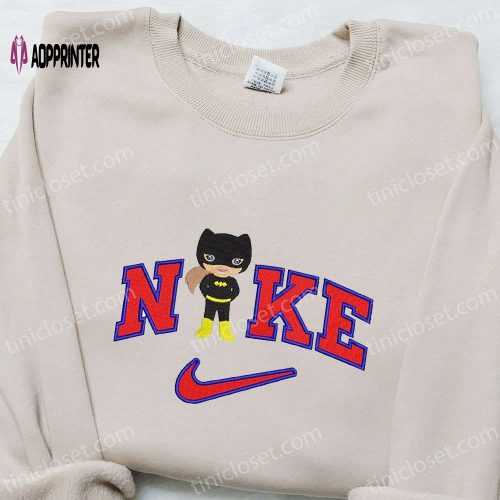 Batman Women x Nike Movie Embroidered Sweatshirt: DC Universe Shirt Perfect Family Gift