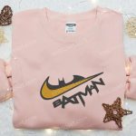 Batman x Swoosh Movie Embroidered Sweatshirt: Best DC Cinematic Universe Shirt for Family