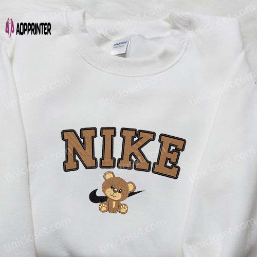 Candy Cane x Nike Embroidered Sweatshirt – Best Christmas Gift Idea Nike Inspired Shirt