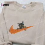 Custom Becgie x Nike Embroidered Shirt: Animal Design for Unique Style