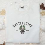 Beetlejuice Est 1988 Embroidered Shirt: Best Horror Movie Halloween Gift for Family