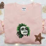 Beetlejuice Head Embroidered Shirt: Best Horror Movie Halloween Gift for Family