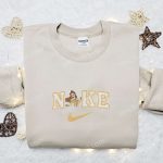 Belle x Nike Embroidered Shirt & Disney Princess Hoodie: Perfect Girls Gift!